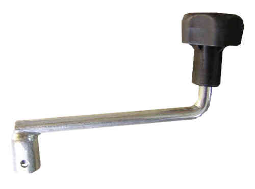 Handkurbel für Stützrad, Innendurchmesser 15mm.